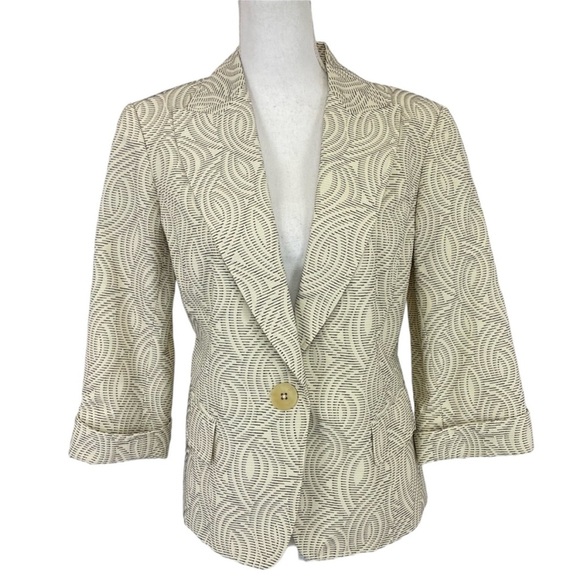 Lafayette 148 New York Jackets & Blazers - Lafayette 148 New York Jacket 10 Ivory & Black